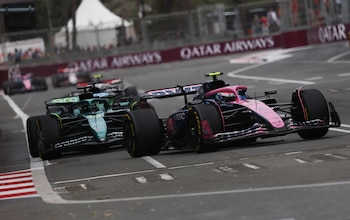 Colapinto durante el GP de