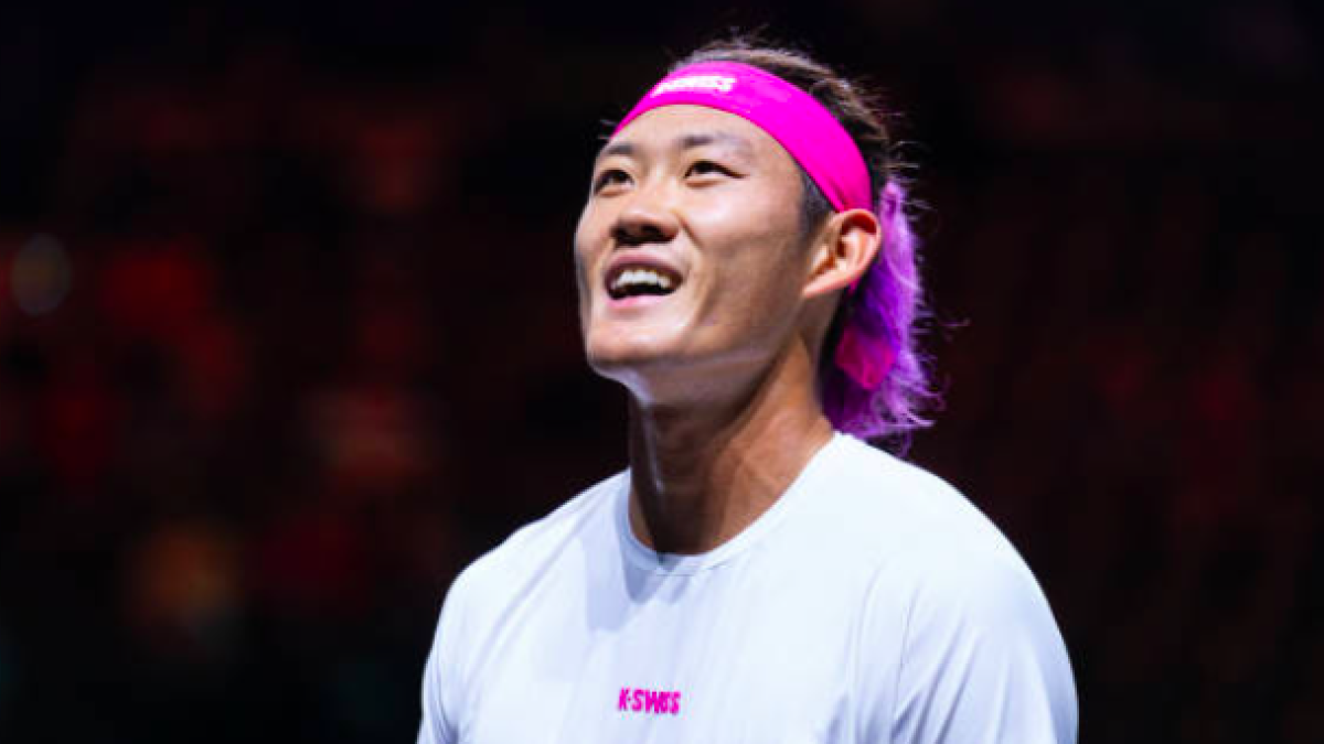 Zhizhen Zhang habla tras su regreso al circuito. Fuente: Getty