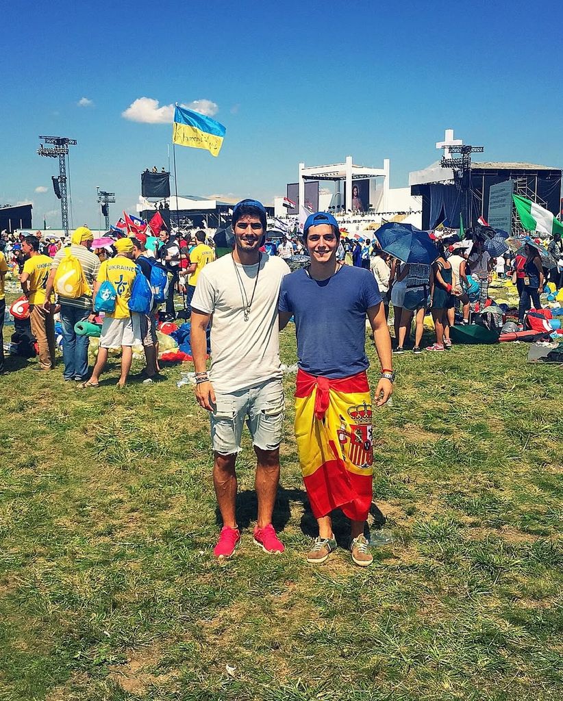 El influencer Pablo Garna, en el Jubileo de los Jóvenes celebrado en Roma