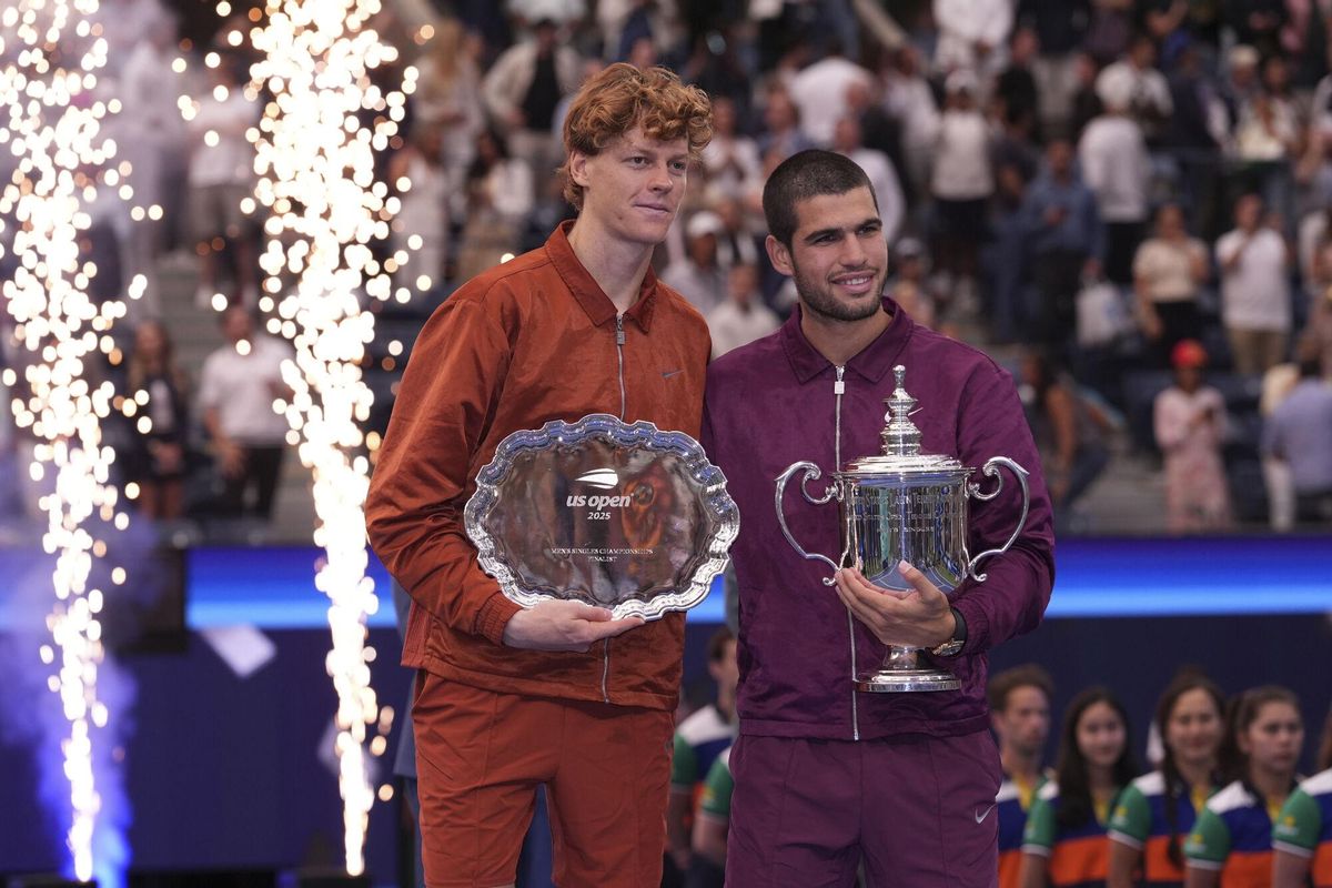 Final del US Open: Jannik Sinner - Carlos Alcaraz, en imágenes.