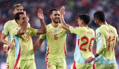 Mikel Merino lidera el vendaval con tres de los seis goles a Turquía
