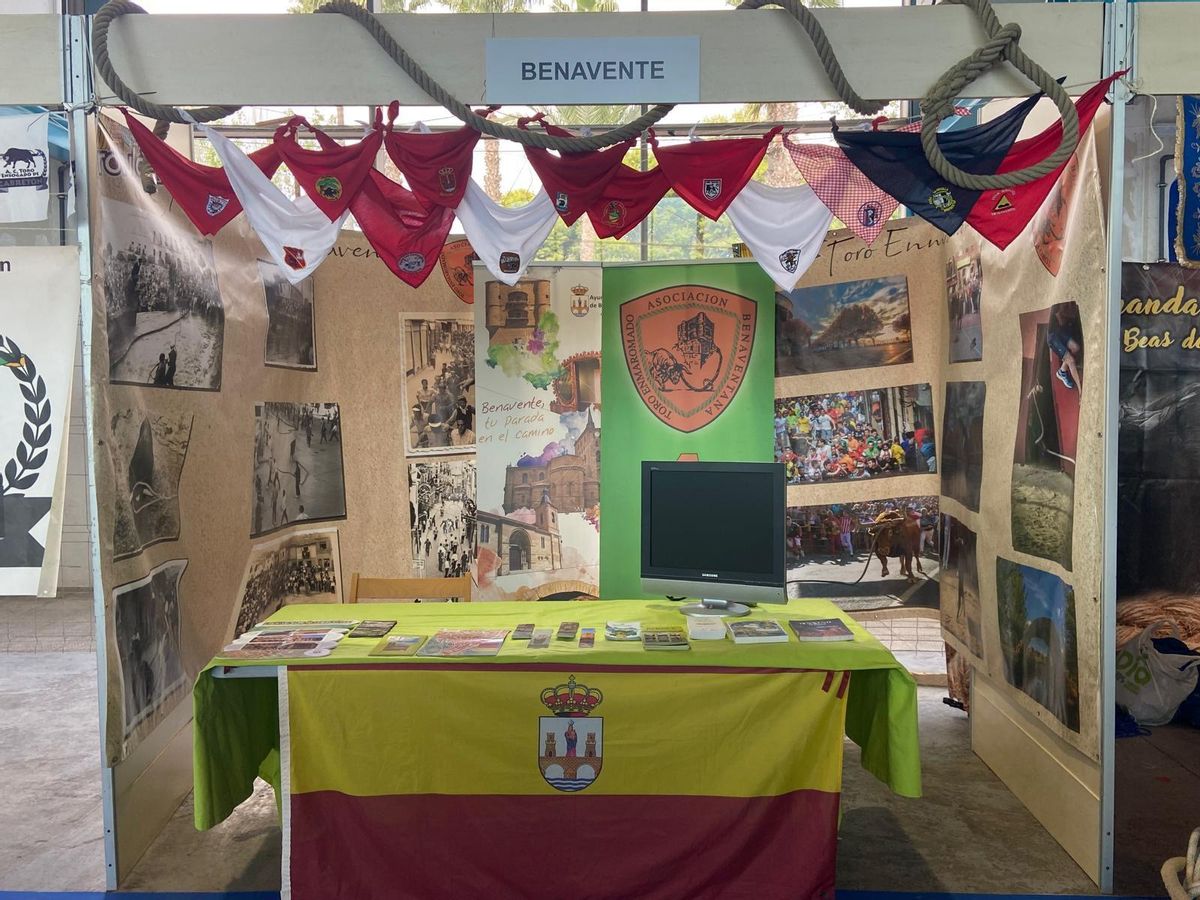 Expositor de Benavente en La Rápita.
