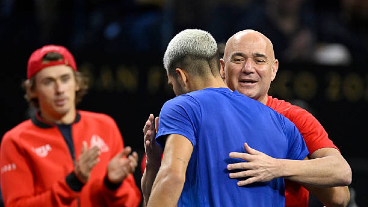 Agassi, mensaje a Alcaraz. Foto: gettyimages