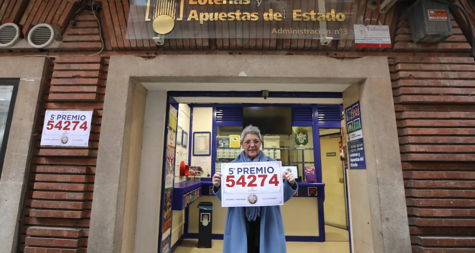Teruel se lleva parte del tercer premio del sorteo extraordinario de septiembre de la Lotería Nacional