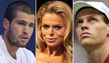 Brooks Nader salía a la vez con Alcaraz y Sinner durante el US Open