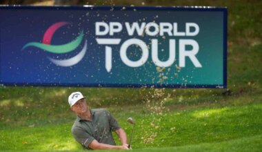 Alex Noren, durante la última vuelta del BMW PGA Championship.
