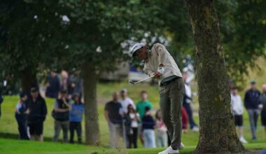 Alfredo García Heredia, durante la tercera jornada del Irish Open.