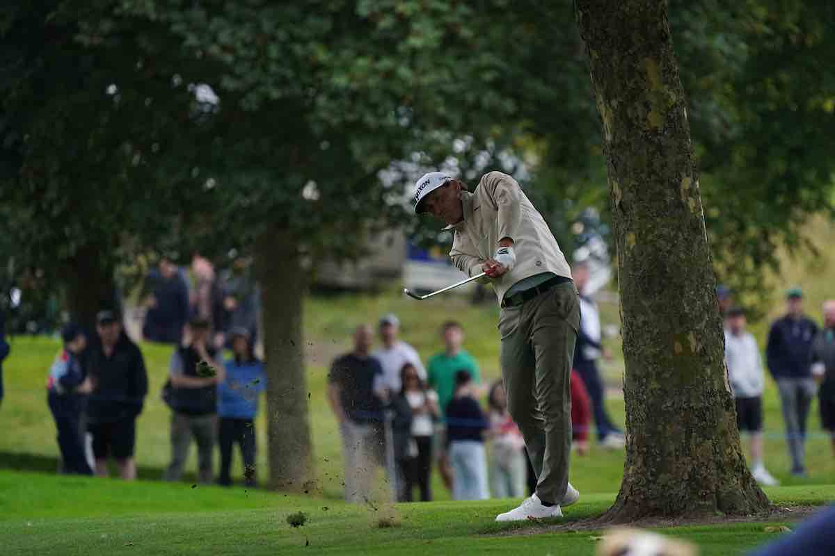 Alfredo García Heredia, durante la tercera jornada del Irish Open.
