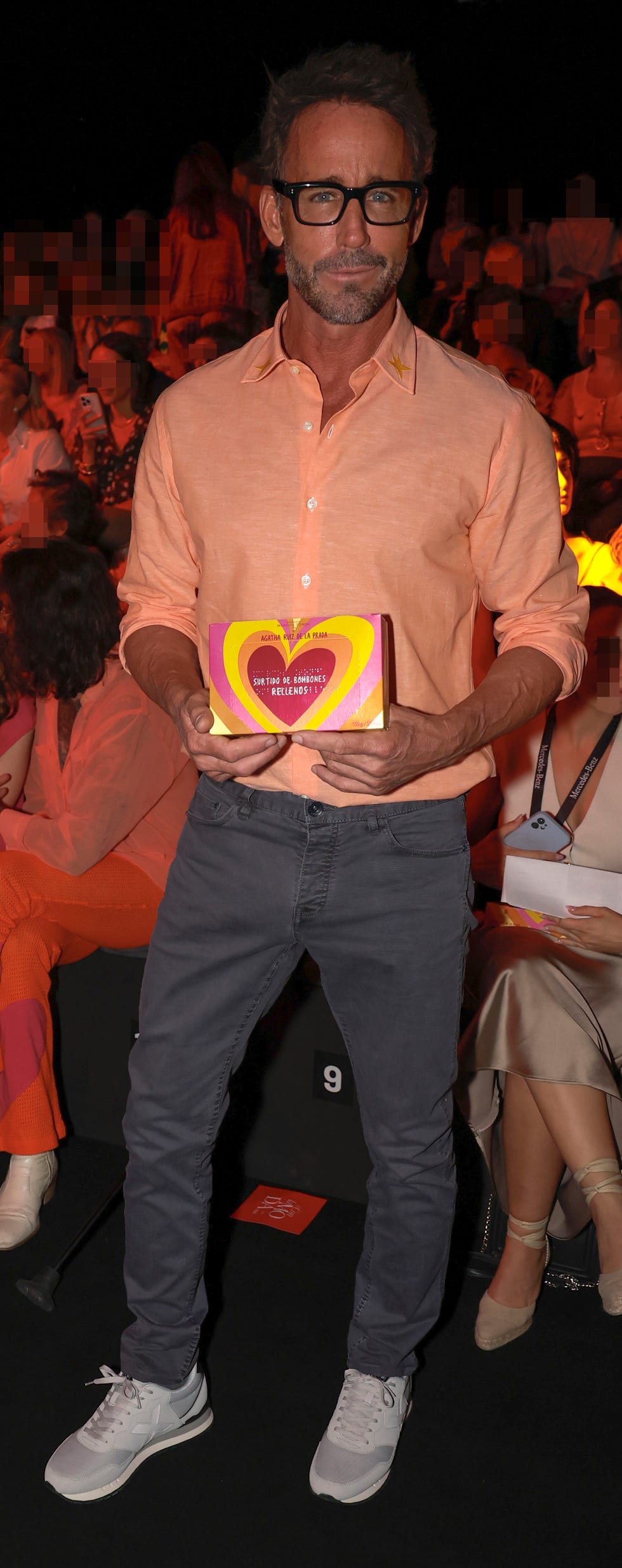 alvaro munoz escassi en la presentacion de la nueva coleccion de aghata ruiz de la prada
