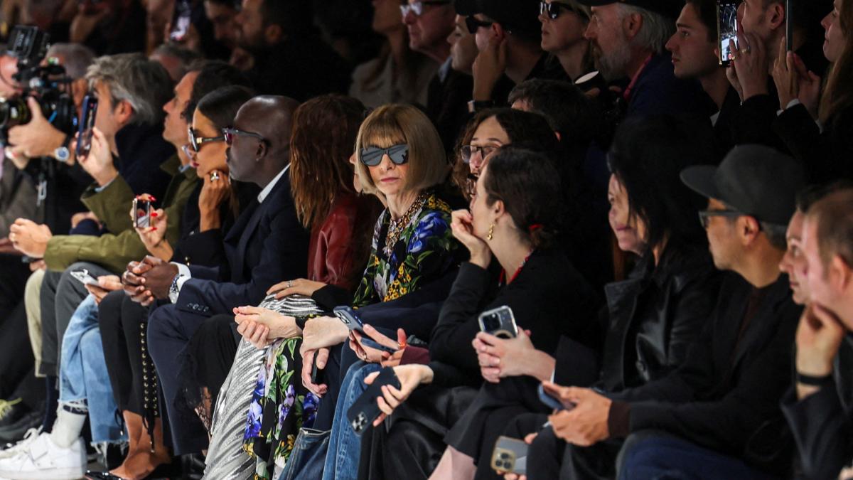 Meryl Streep y Anna Wintour se reencuentran cara a cara en un desfile de Dolce & Gabbana