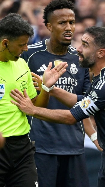 Carvajal pide explicaciones al árbitro