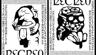 Dos carteles con diferentes ilustraciones de Antonio Ballesteros para Recreo 2025. -