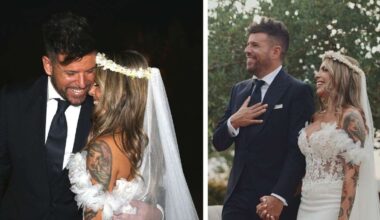 Las fotos y detalles de la segunda boda de Pablo López y Laura Rubio: del vestido de novia a la prohibición que pusieron