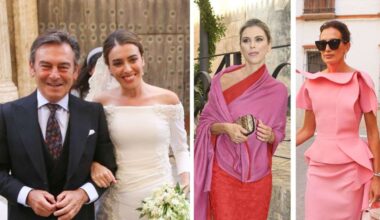 Los detalles y looks de la boda de Julia Bolaños y José María Ramírez y la elegancia de Manuela Villena y Nieves Álvarez