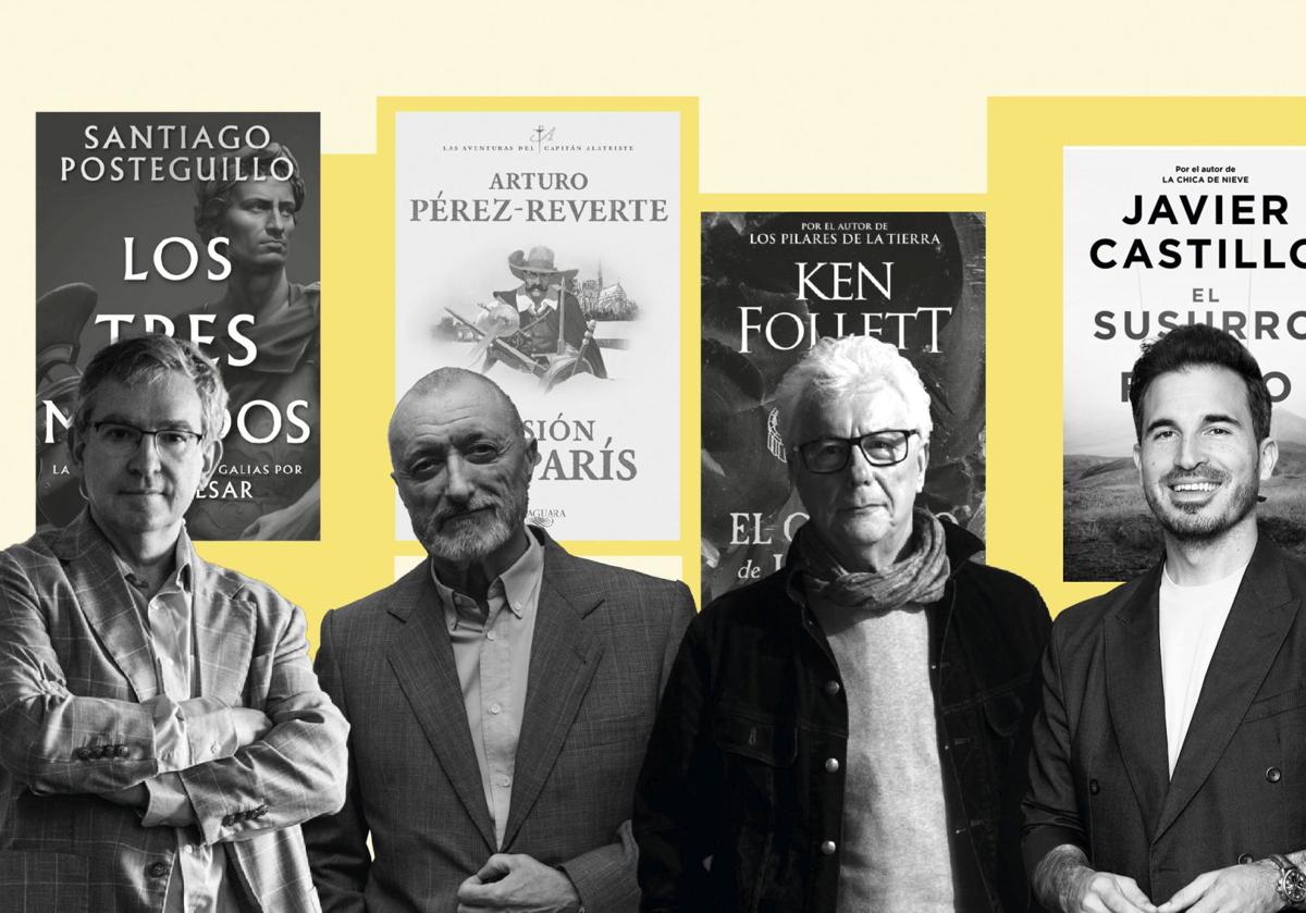 Javier Castillo y los reyes del 'bestseller' frente al emérito, en el gran duelo editorial del otoño
