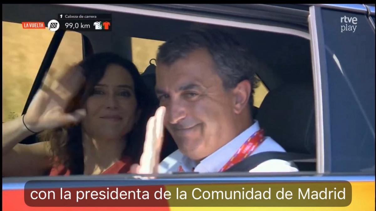 Antonio Maestre se fija en este momento de Ayuso en La Vuelta y reacciona con una frase (y qué frase)