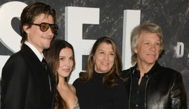 Jon Bon Jovi habla por primera vez sobre el bebé y la pronta boda de su hijo Jake y Millie Bobby Brown