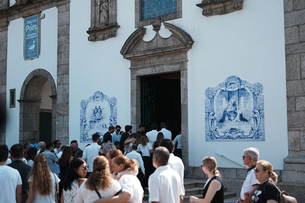 El funeral de Diogo Jota y André Silva en Gondomar, Portugal