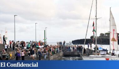 La flotilla que viaja a Gaza llega a la zona de riesgo e Israel se prepara para interceptarla