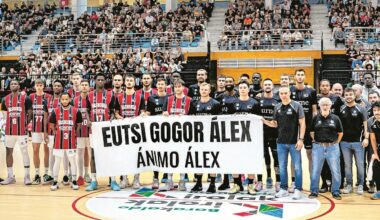 El cariñoso mensaje de ánimo del Bilbao Basket y Baskonia a Mumbrú por su pancreatitis