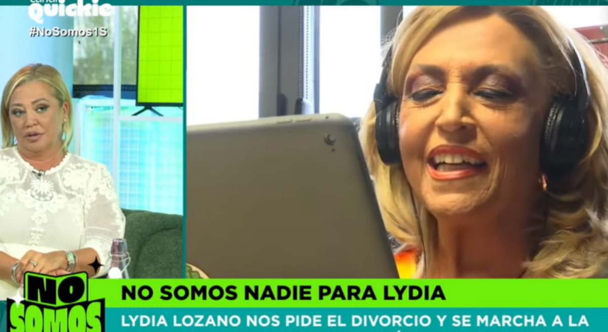 'No somos nadie', el nuevo 'Sálvame', arranca con el melón de la vuelta de Lydia Lozano a Telecinco: "Se divorcia para siempre"