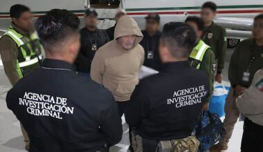 En un impresionante operativo, Hernán Bermúdez llegó a México y quedó detenido en una prisión de máxima seguridad