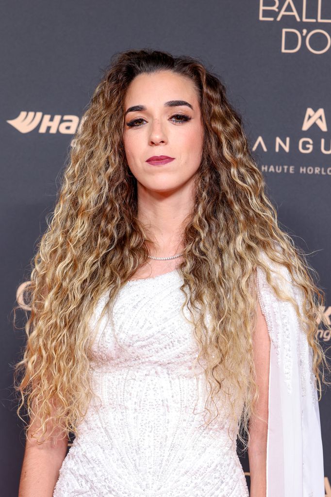 Rute Cardoso, en la gala del Balón de Oro 2025