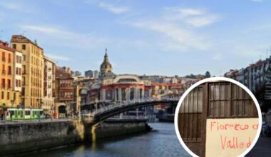 Un grafiti con acento extremeño sorprende en las calles de Bilbao