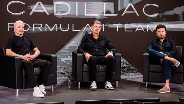 Bottas, Lowdon y Checo trabajarán de la mano en Cadillac. (Foto; Cadillac)
