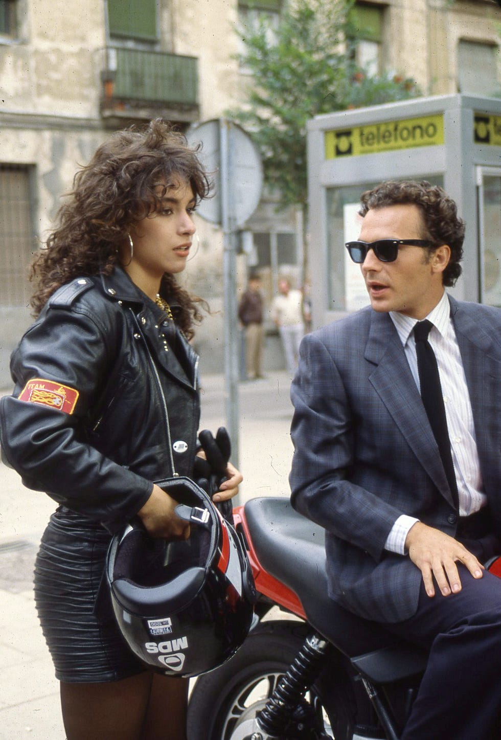 isabel serrano y jose coronado en la serie 'brigada central' de tve