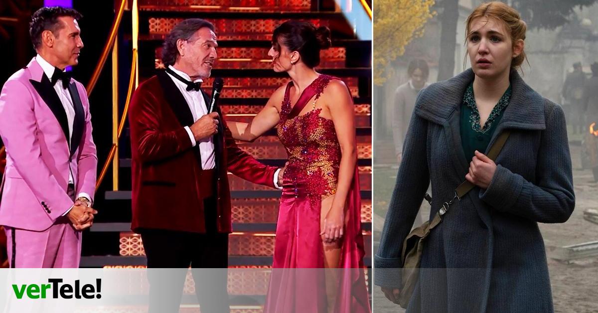 'Bailando con las estrellas' (12.2%) se mantiene fuerte pero pierde su duelo particular contra el cine de La 1