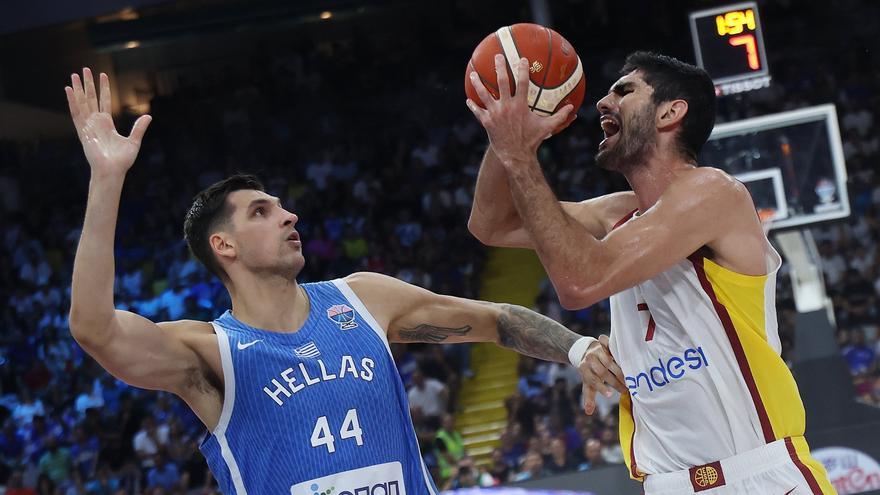 España, apeada del Eurobasket tras perder 86-90 ante Grecia