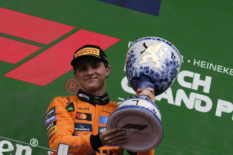 El australiano Oscar Piastri, líder del campeonato de pilotos, ganó el GP de Países Bajos el último fin de semana