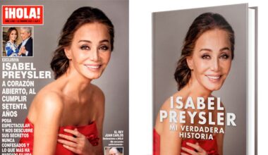 Las memorias de Isabel Presyler se inspiraron en una portada de ¡HOLA!