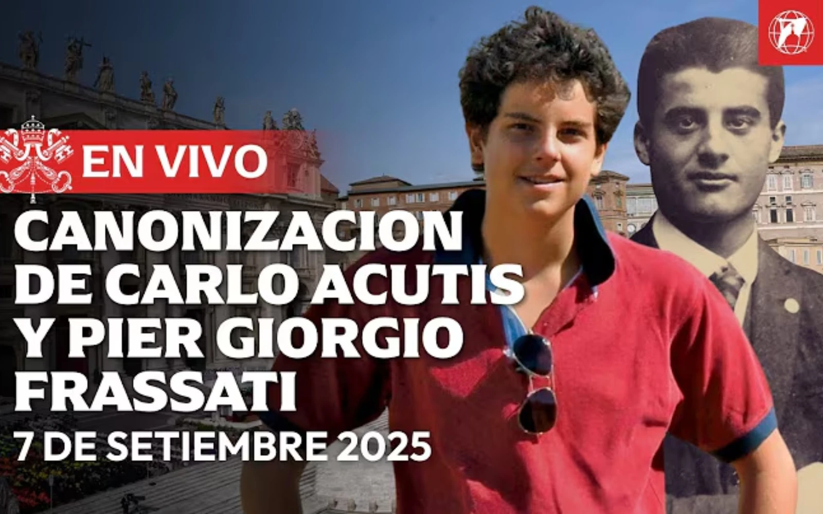 EWTN transmitirá en vivo la canonización de Carlo Acutis y Pier Giorgio Frassati