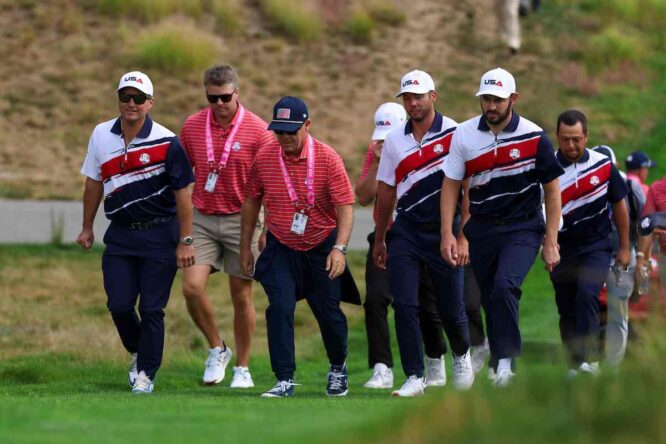 Patrick Cantlay tiene el mejor resultado de toda esta edición de la Ryder Cup en Bethpage Black.