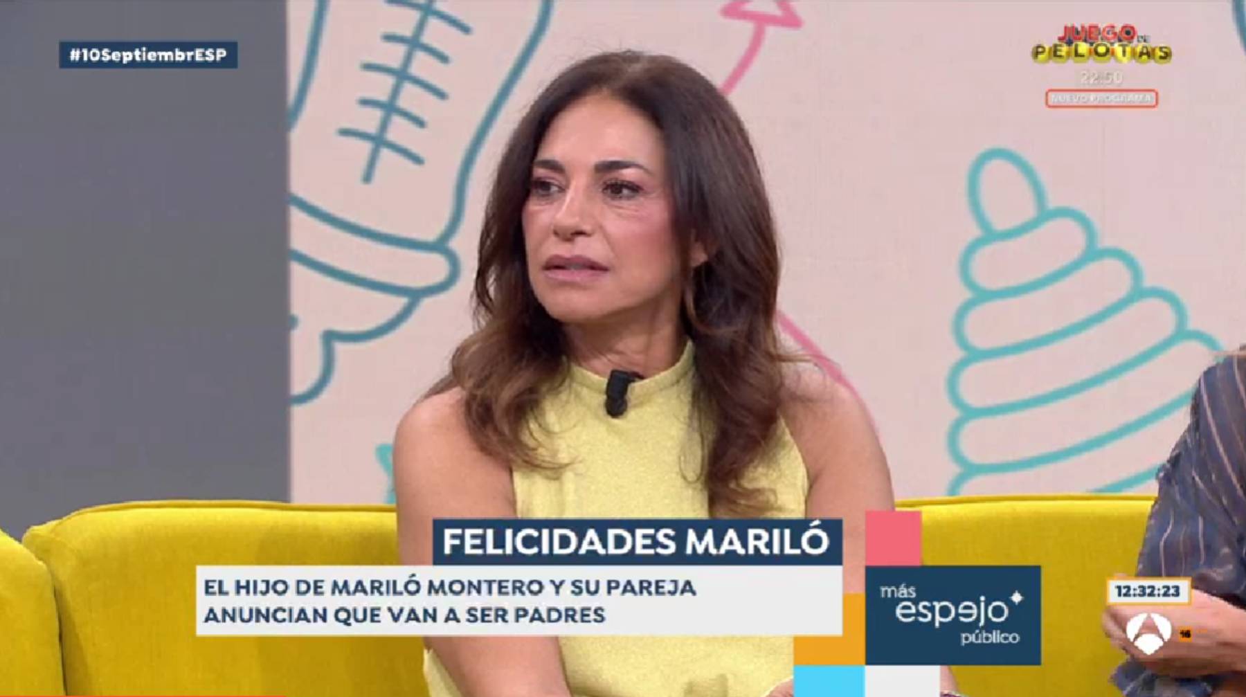 Mariló Montero en 'Espejo Público'. (Foto: Antena 3)