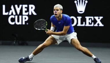 Carlos Alcaraz, cuadro en Tokio. Foto: gettyimages