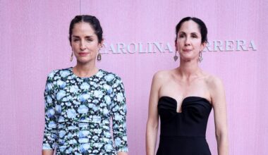 Carolina Adriana Herrera aparece en Madrid acompañada de su nuevo novio, todos sus hijos y su hermana