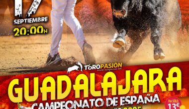 El Campeonato de España de recortadores aterriza en GUADALAJARA el miércoles 17 de septiembre – Toropasión, empresa líder en la organización de festejos populares taurinos