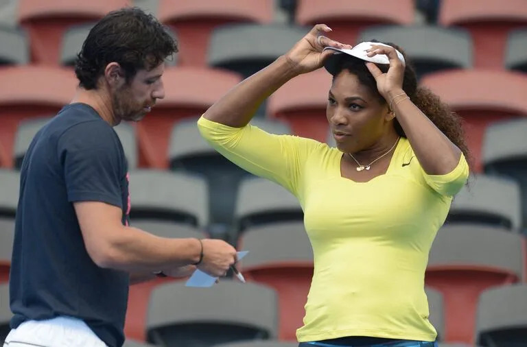 Patrick Mouratoglou y Serena Williams, una sociedad entrenador-jugadora que funcionó con éxito, aunque la relación también tuvo chispazos 