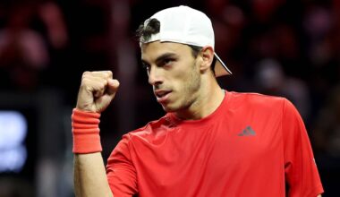 Francisco Cerúndolo venció a Rune para darle la ventaja al Team Mundo.