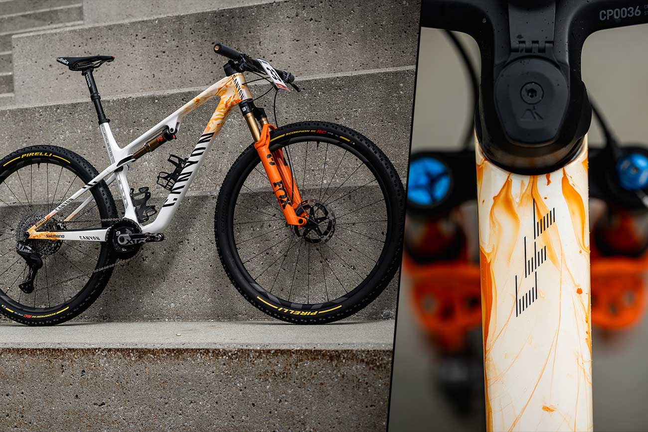 Así son las Canyon Lux WC de Mathieu van der Poel y Puck Pieterse - ESMTB.com