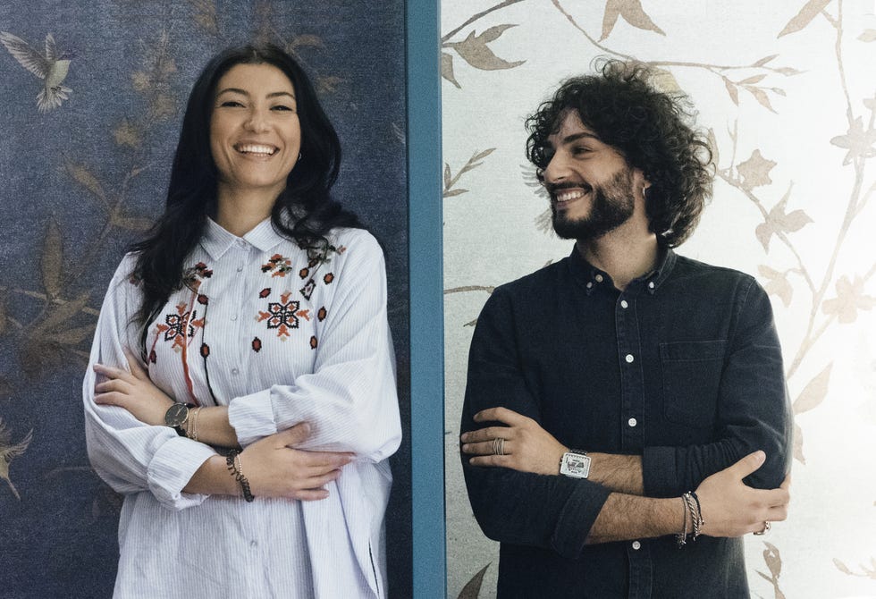 los componentes de chromastudio, giuseppe albanese y elga ancona