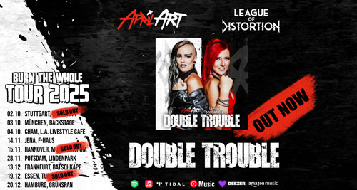 APRIL ART y LEAGUE OF DESTRUCTION juntos. DIMMU BORGIR han terminado su próximo disco. Vídeo de CANDLEMASS con Messiah Marcolin. Wimds Of Agony.