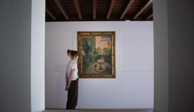 El Sorolla que duerme en un rincón de la Alhambra