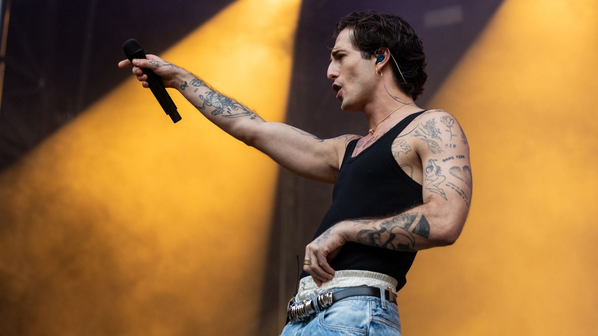 Damiano David en el Lollapalooza de Chicago