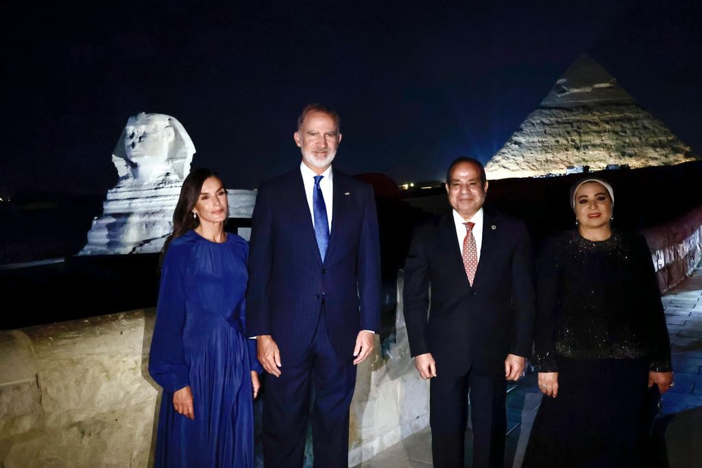 Foto desde Mena House con la piramide de Kuffu 
