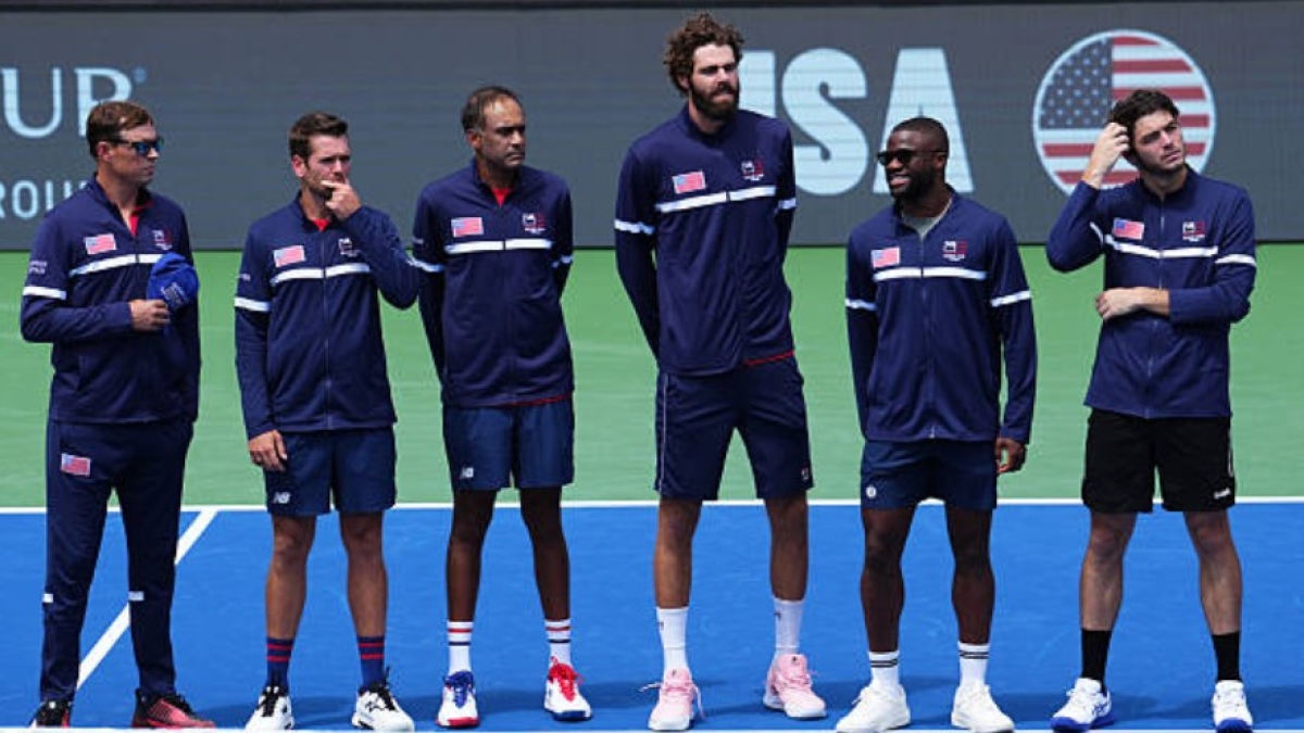 Equipo estadounidense de Copa Davis 2025. Foto: Getty