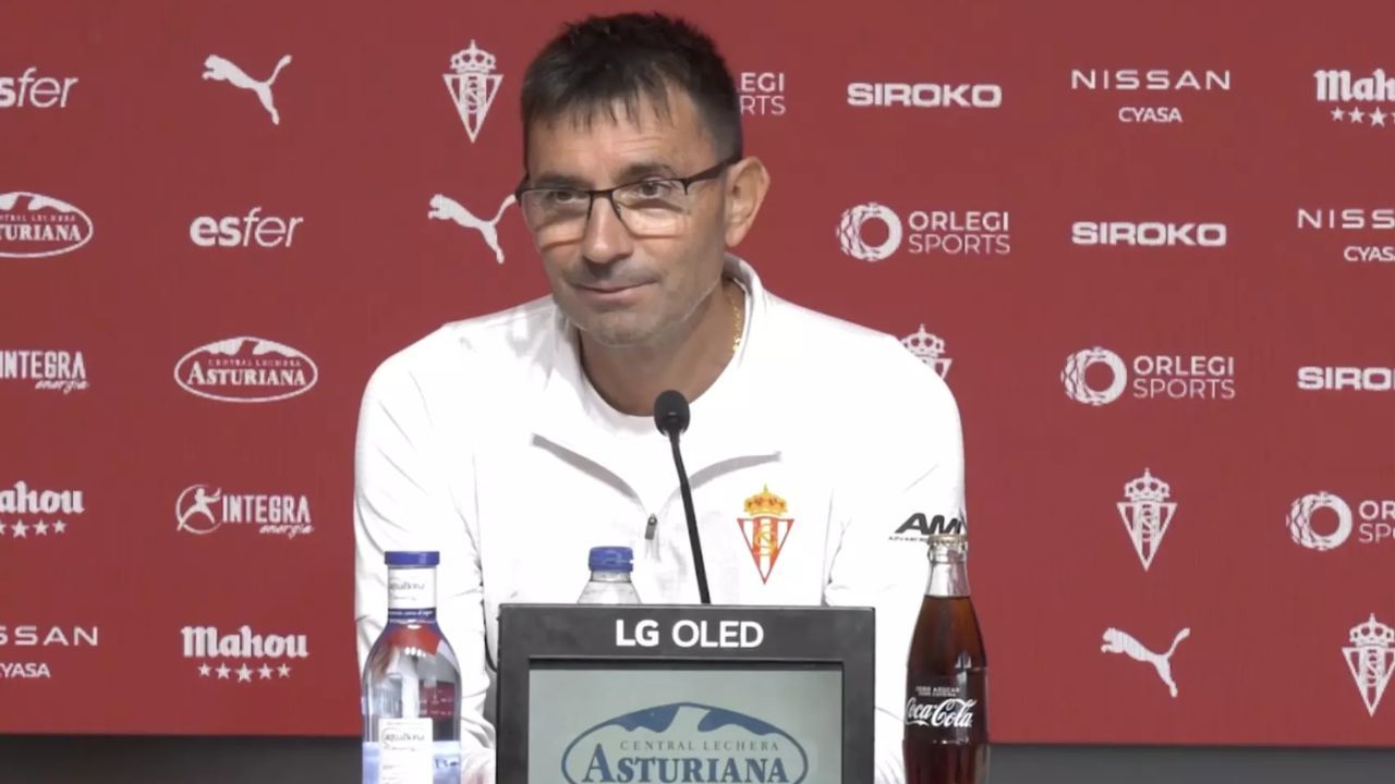 Garitano explica las ausencias de Cortés y Loum, y el caso Cote: «Volverá al Sporting cuando quiera. Intenté convencerle de seguir hasta su retirada» - La Voz de Asturias